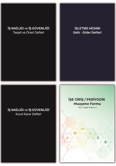 Düvenci İş Sağlığı Güvenliği Kurul Karar, Tespit Öneri, İşe Giriş Muayene Ve Gelir Gider Defteri