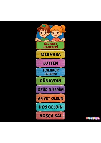 Nezaket İfadeleri Panosu 7
