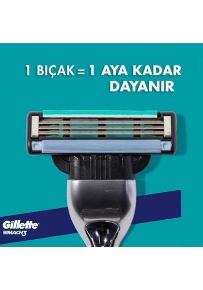 Gillette Mach3 Tıraş Bıçağı Yedeği 2'li