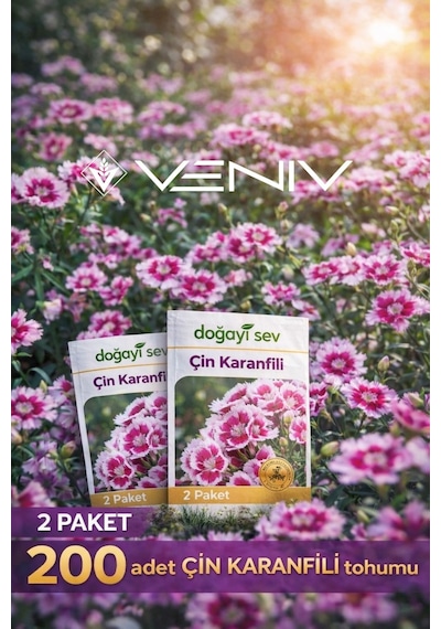 200 Adet Çin Karanfil Tohumu - 2 Paket