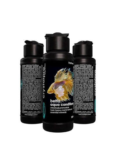 Crystalpro Betta Su Kremi 660 Galon - Konsantre Betta Balık Su Kremi, Klor Ve Amonyakı Nötralize Ediyor 4.5 Oz-125 M