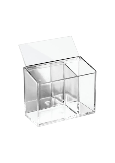 OFİS,KIRTASİYE MALZEMESİ DÜZENLEYİCİ ŞEFFAF 12X6X10CM Şeffaf