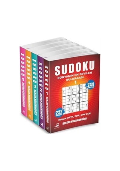 Sudoku Seti - 5 Kitap Takım- Olimpos Yayınları