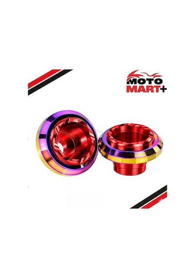 Kawasaki Ninja 250 Kırmızı Metal Teker Koruma Takozu 2 Adet Mr0540