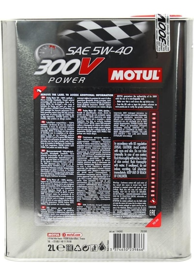 Motul 300V Power 5W-40 Motor Yağı 2 x 2 L