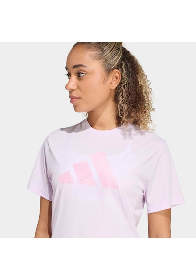 Adidas Adi365 Running Essentials Brand Love Kadın Mor Tişört Ka0281