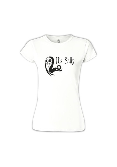 Her Sally His Jack - Sally Beyaz Kadın Tshirt 001