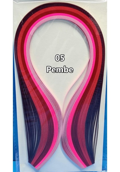 Quilling Seti 16 Renk 40cm Pembe