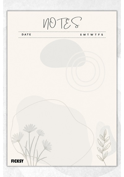 A5 Bloknot Çizgisiz Defter - 50 Yaprak - Memopad - Notepad - Not Defteri - Not Kağıdı - 3625 Çok Renkli