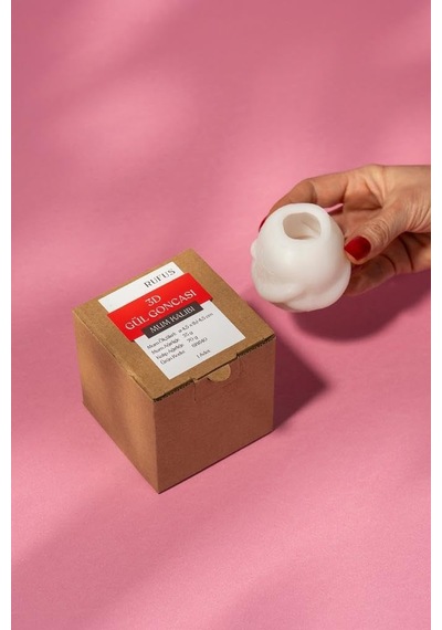 3d Gül Goncası Silikon Mum Kalıbı