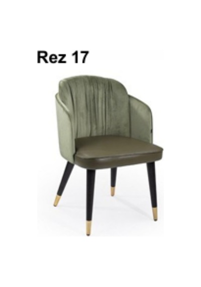 Rez 17 Modern Şık Ergonomik Dayanıklı Konforlu Ahşap Ayaklı Salon Yemek Sandalyesi Modeli Çok Renkli