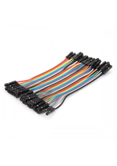 10cm 40 Pin Dişi Dişi Dupont Kablo Breadboard Jumper