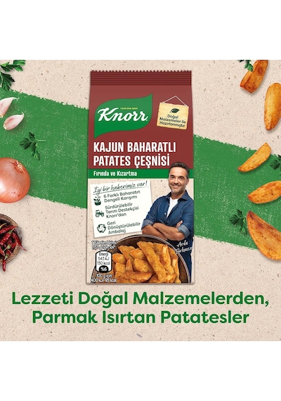 Knorr Kajun Baharatlı Patates Çeşnisi 5 x 60 G