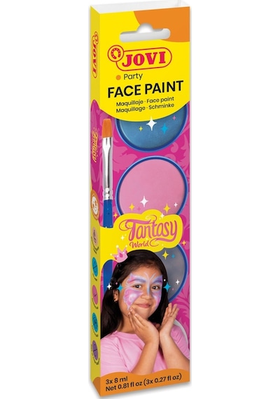 Jovı 174fa Krem Yüz Boyası Fantezi Dünyası 8ml X 3 Renk