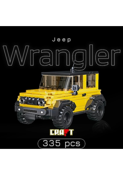 Teknik Jeep Wrangler Yapı Blok Jip Wrangler Oyuncak Araba