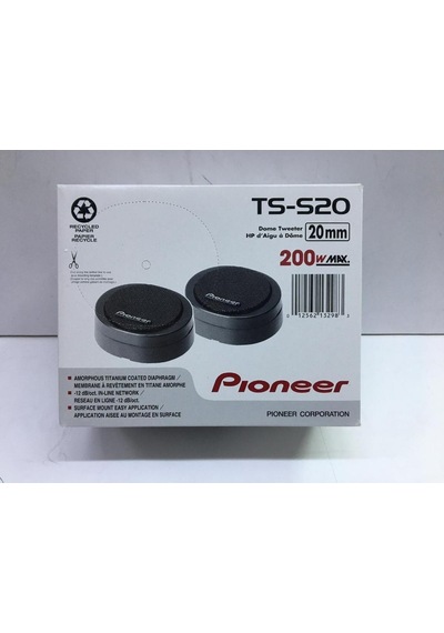 Pıoneer Ts-S20 20 Mm Dome Tweeter 200 Watt Maximum Power