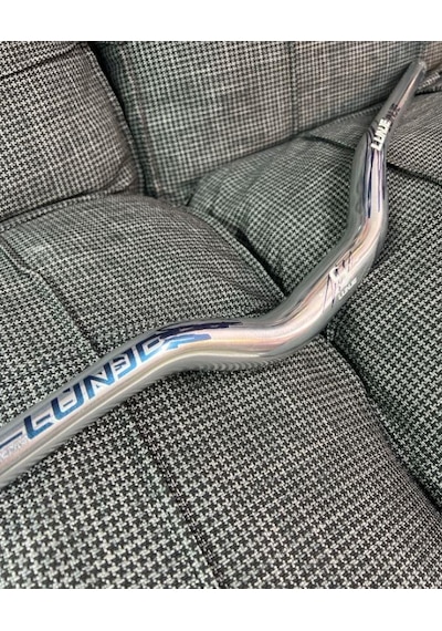 Lunje 78 Cm 35 Rise Açılı Alüminyum 31,8mm Mtb Freeride Gidon Bisiklet Gidonu Direksiyonu Krom