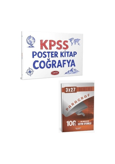 Data 2027 Kpss Coğrafya Poster Kitap + Anla Kazan Paragraf