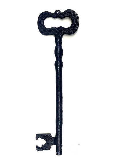 Göz Anahtar Biblo, 220x64 Mm - Büyük Boy, Vintage, Antik Stil Simge Biblo, Süs, Tasarım Aksesuar Ana Çok Renkli