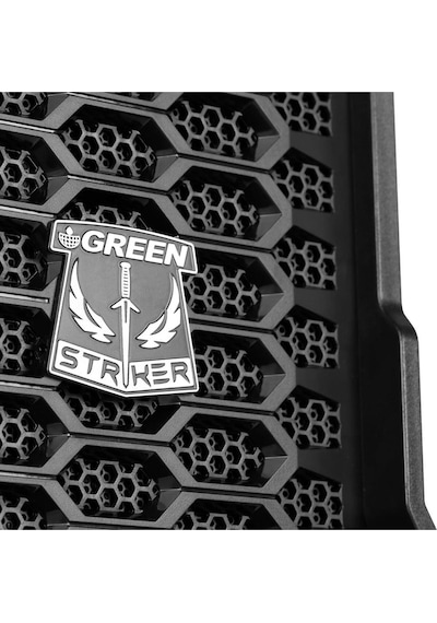 Green Strıker Midtower 3x120mm Fan Siyah Bilgisayar Kasası 6x120mm Fan Desteği Psuyok