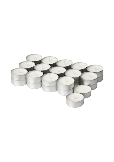 Kokulu Tealight Mum, Açık Bej, 3.5 Saat, Vanilya Acı Kahverengi