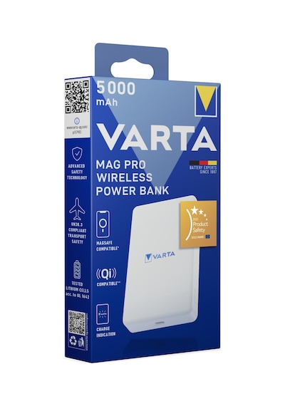 Mag Pro Kablosuz Powerbank 5000 Mah Beyaz Beyaz