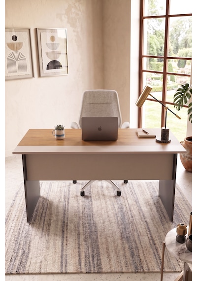 Robin Home Nexus 147x77 Cm Ofis Çalışma Masası Bilgisayar Masası Yönetici Masası Sepet-kumsal-antrasit Kahverengi Robin Home Nexus 147x77 Cm Ofis Çalışma Masası Bilgisayar Masası Yönetici Masası Sepet-kumsal-antrasit Kahverengi