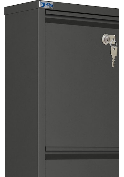 Ceha Kilitli 4'lü Metal Ayakkabılık Füme - K.AYK-4 /AB7979/KL