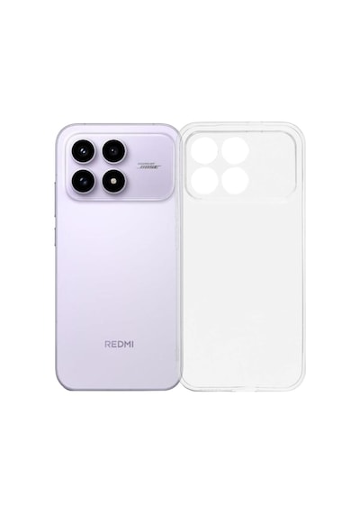 Poco F8 Pro/redmi K90 Kamera Korumalı Silikon Arka Kılıf Beyaz