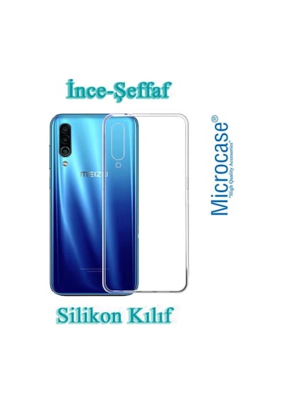 Microcase Meizu 16Xs Ince 0.2 Mm Soft Silikon Kilif - Seffaf 380142696