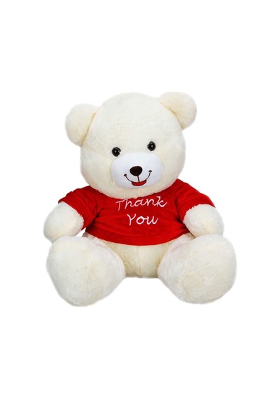 Peluş Oyuncaklar 1506 T-shirtlü Oturan Peluş Ayı 60 Cm -sunman