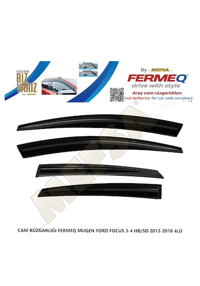 Cam Rüzgarlığı Mugen Ford Focus 3 Sd 2012-2018 4lü Uyumlu