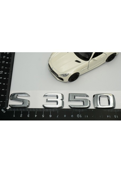 Mercedes Benz S350 Bagaj Krom Abs 3M 3D Yazı Logo