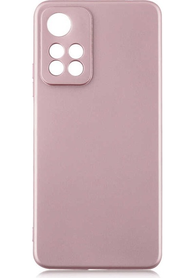 Rba Aksesuar Redmi Note 11 Pro Plus 5g Kılıf Rba Premier Silikon Kapak - Rose Gold Altın
