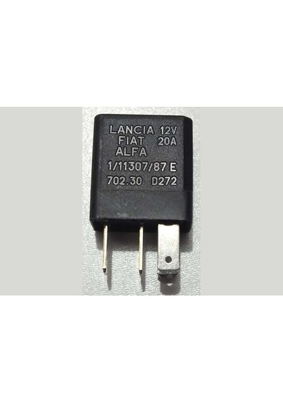 0603010 - 661 - Micro Röle 12v 20 Amper 4 - Dpmıx-hb - Fişli Siyah