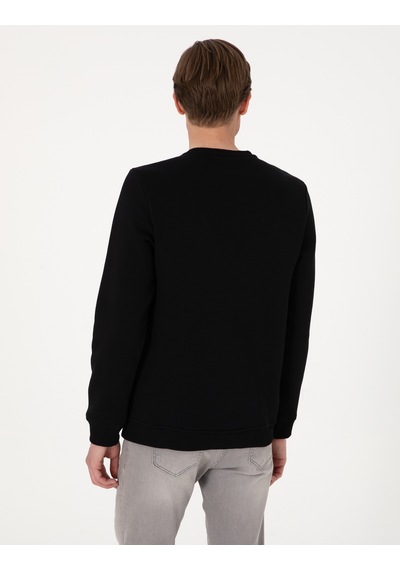 Pierre Cardin Erkek Siyah Sweatshirt 50315021-vr046 Siyah