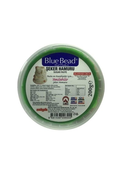 Blue Bead Şeker Hamuru Yeşil 200 G