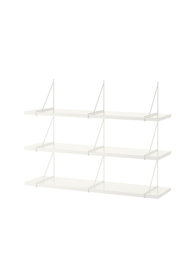 Ikea Bergshult/pershult Duvar Rafı Kombinasyonu 120x30 Cm Beyaz