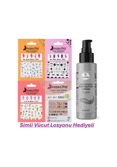 4 Lü Tırnak Sticker Seti - 03
