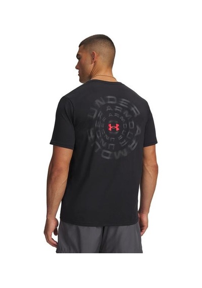 Under Armour Blur Wordmark Erkek Siyah Tişört Siyah