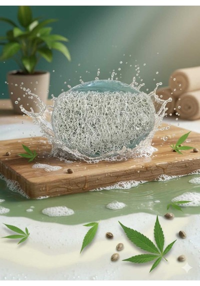 Kabak Lifli Kenevir Yağlı Sabun Doğal Peeling, Batık Ve Selülit Karşıtı El Yapımı Sabun