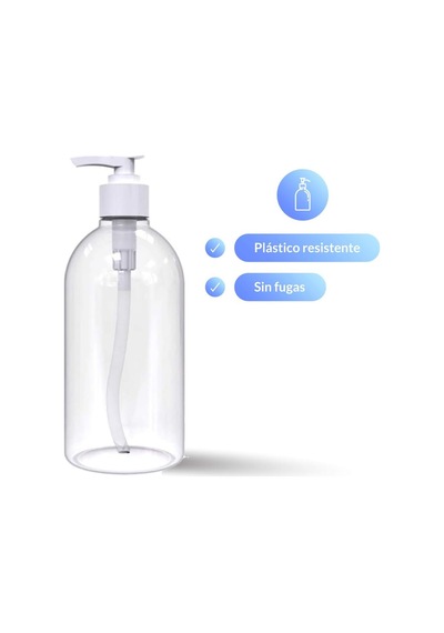 Tr Rc Ocio 500ml Dezenfektan Jeli Doldurmak İçin 4'lü Paket Boş 500 Ml Şişe, Jel Sabun Ve Dezenfektan İçin Tüm S