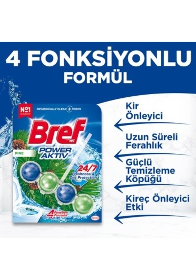 Tuvalet Bloğu 2'li Çam Kokulu Etkili Temizlik Ürünü