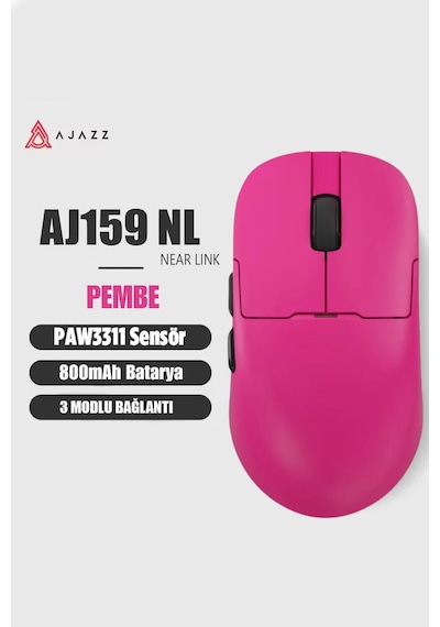 Aj159 Nl Near-link 3 Modlu 1000hz 12.000 Dpı 400 Mah Batarya Paw 3311-yeni Nesil Bağlantı Modu Diğer