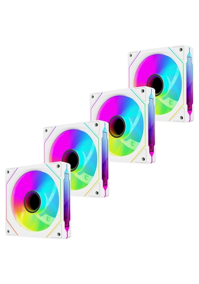 Rampage 7c-120b 120 120 25mm Double Ring Aynalı Argb Beyaz 4 Lü S