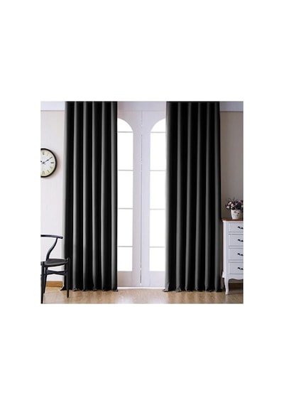 Blackout Fon Perde,siyah 200 X 260 Çok Renkli