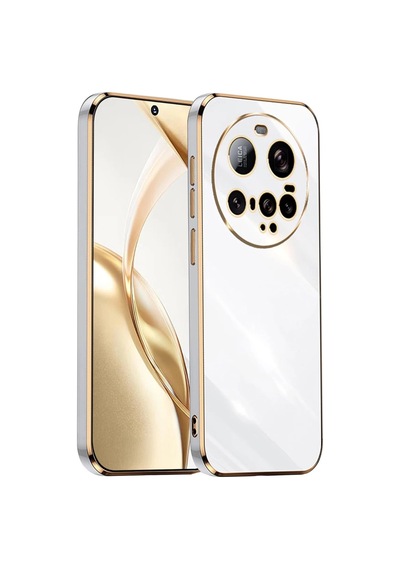 Xiaomi Mi 15 Ultra Uyumlu Kılıf Volet Silikon - Beyaz