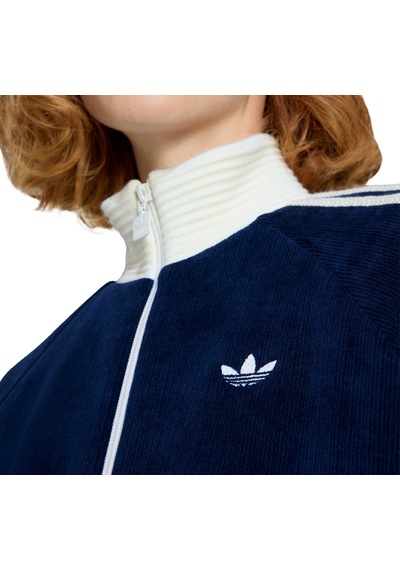 Ks7779-k Adidas Velour Knıt Tt Kadın Ceket Lacivert Ks7779-k Lacivert