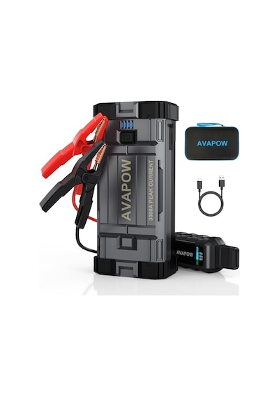 Avapow A28 3000a 23800mah Jump Starter Taşınabilir Akü Takviye Kiti
