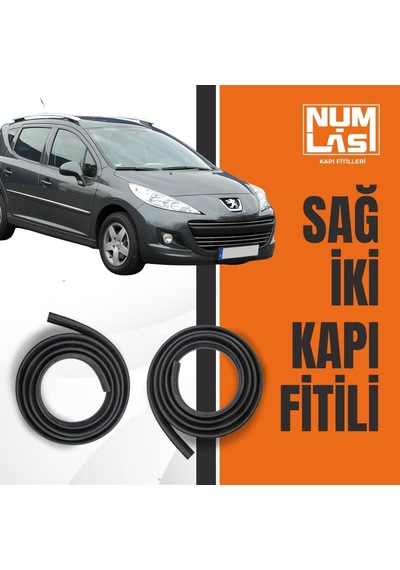 Peugeot 207+ Station Wagon Sağ Ön Ve Arka Kapı Fitili-a Kalite-numlas-nm3621